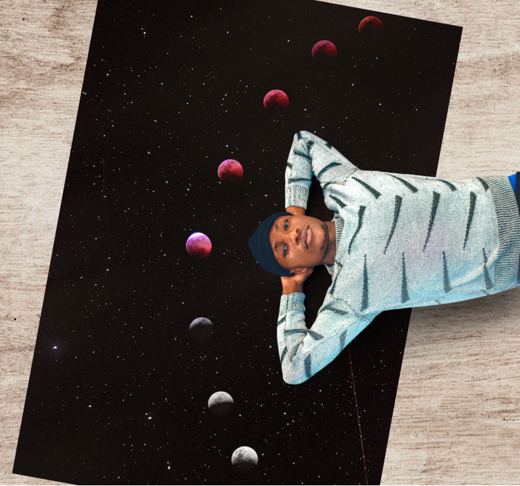 Planetary Alignment kids vinyl rug - TenStickers
