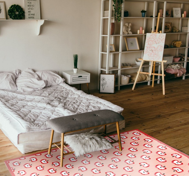 Playful Nursery Motifs kids vinyl rug - TenStickers