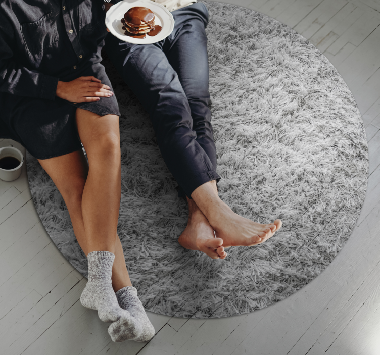 Shaggy Surface textured vinyl rug - TenStickers