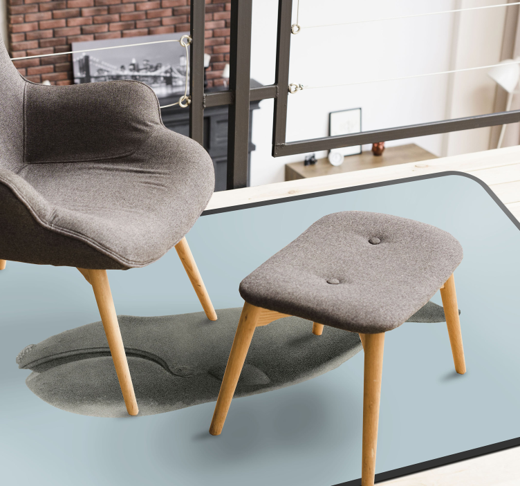 Whale silhouette design animal vinyl rug - TenStickers