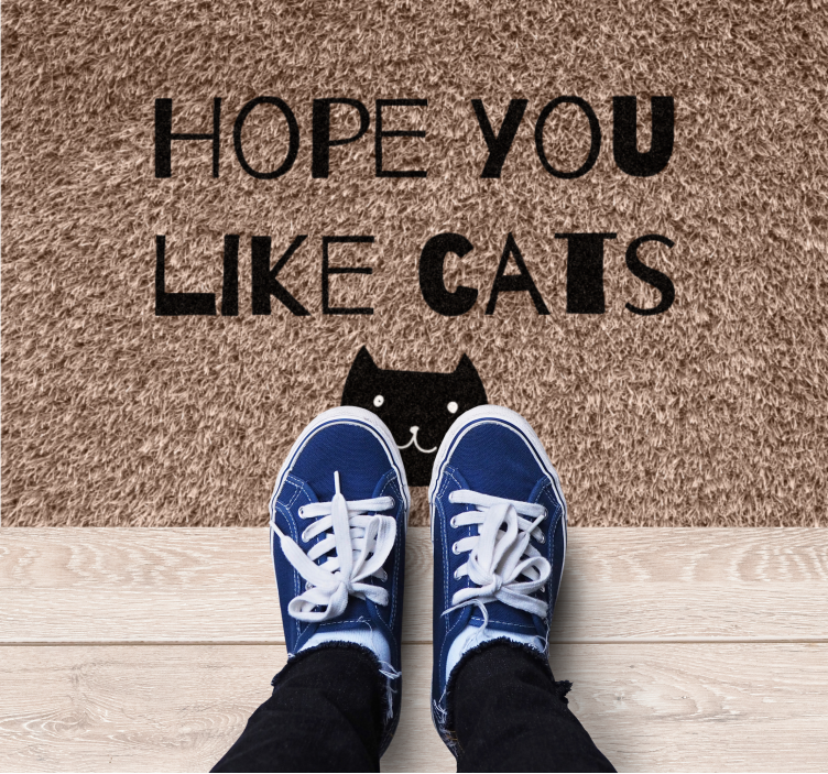 Hope you like cats custom rug - TenStickers