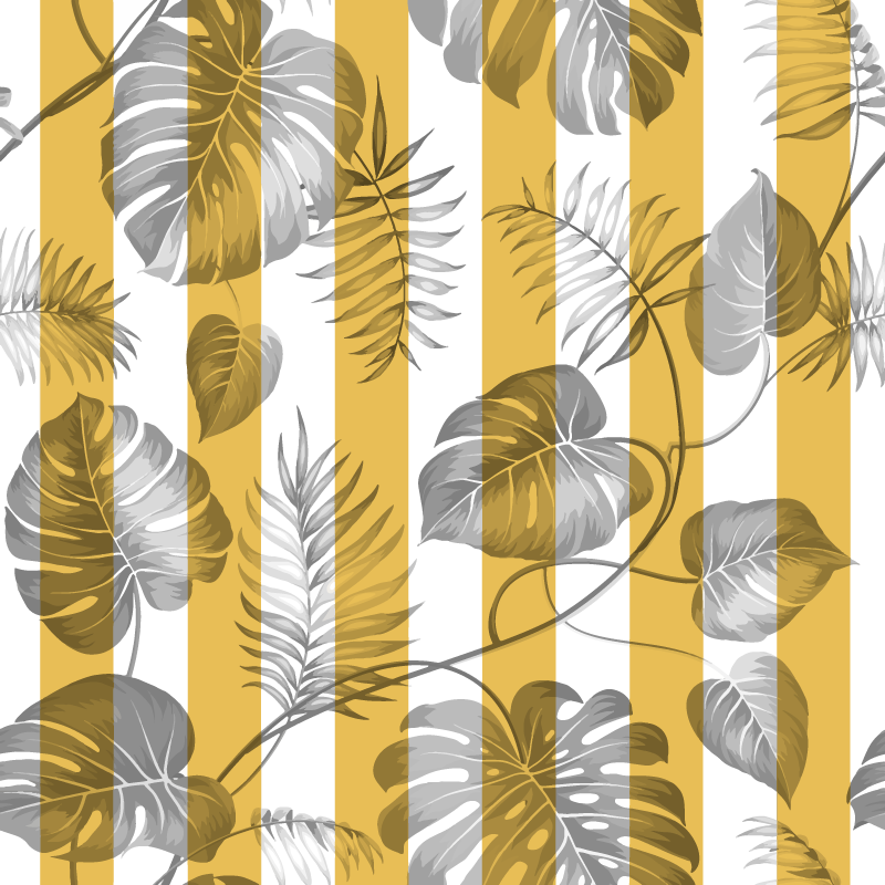 Floral vinyl rug sliding closet door - TenStickers