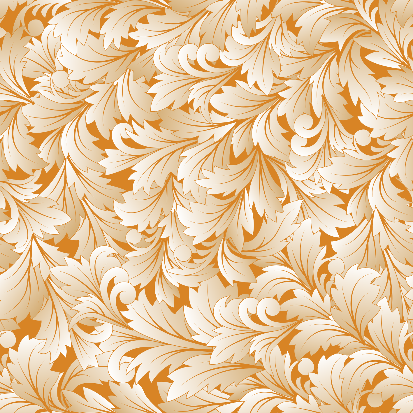 Floral vinyl rug with sophisticated floral design - TenStickers