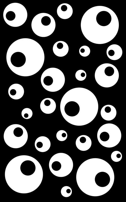 Bathroom vinyl rug with water beads - TenStickers