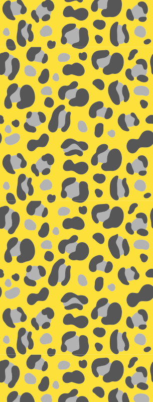 Animal print vinyl rug in pantone leopard print - TenStickers