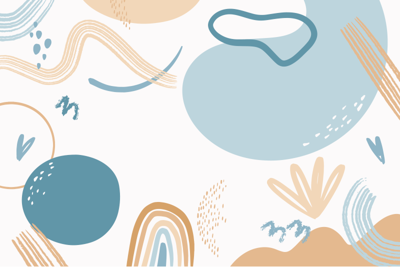 Colorful shapes geometric vinyl rug - TenStickers