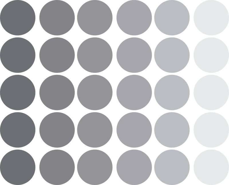 Geometric vinyl rug gray geometric circles - TenStickers