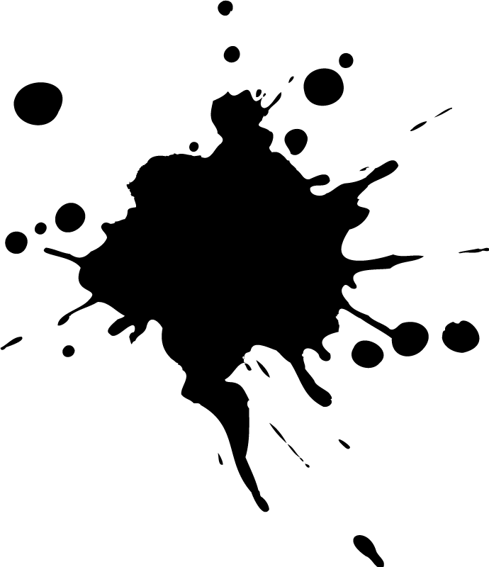 Geometric vinyl rug with splash effect design - TenStickers