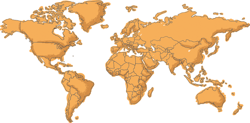 World map vinyl rug youth map vinyl rug - TenStickers