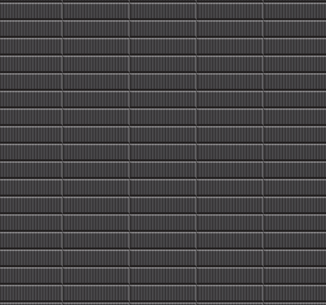 Bathroom vinyl rug black tiles 3d wallpaper - TenStickers