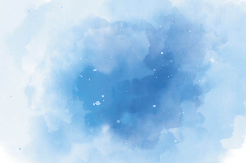 Minimalistic Blue Watercolor minimalist rug - TenStickers