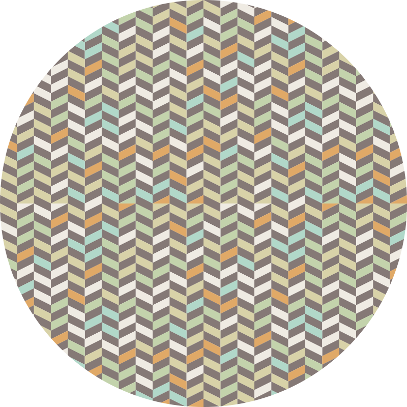 Little rhombuses scandinavian style vinyl rug - TenStickers