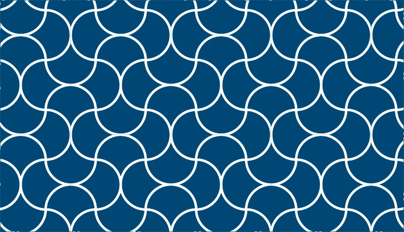 Wavy shapes minimal vinyl rug - TenStickers