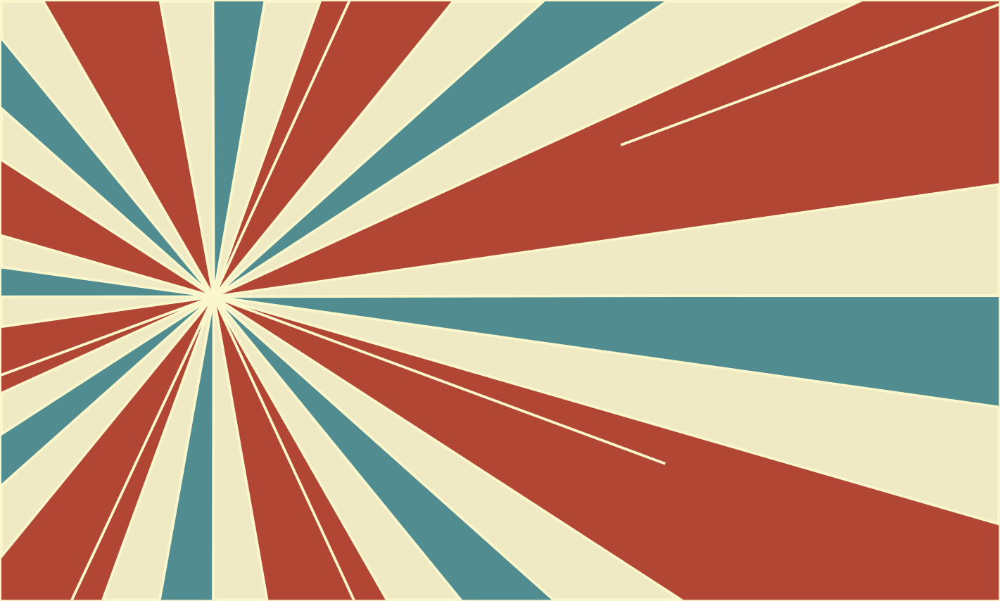 Retro Lines explosion vintage rug - TenStickers