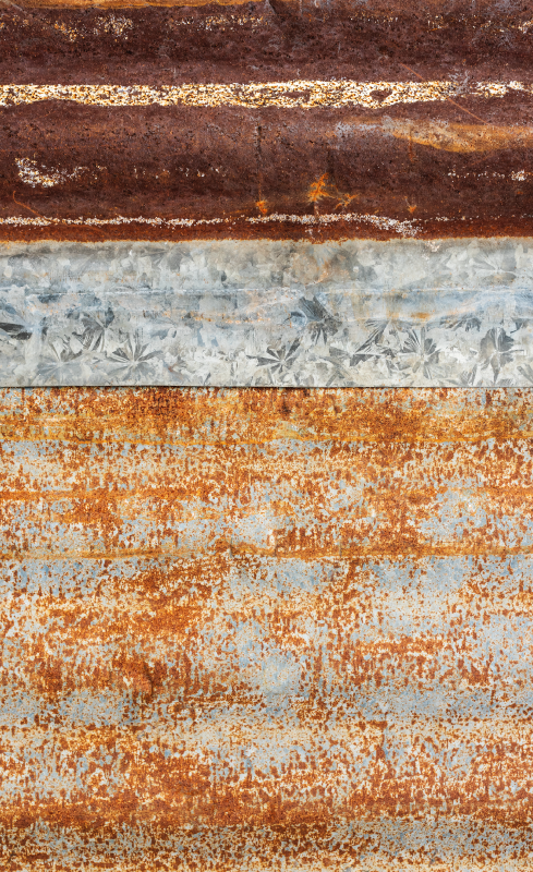 Rustic Elegance textured vinyl rug - TenStickers