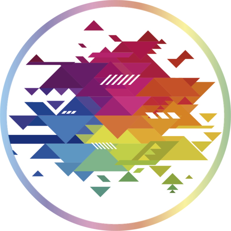 Colorful Geometric Shapes geometric rug - TenStickers