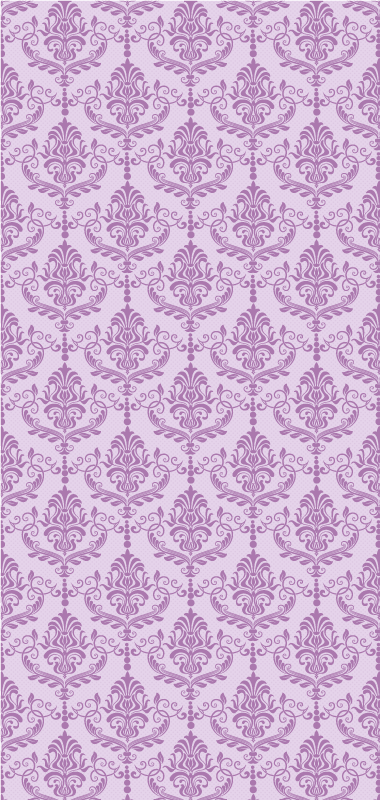 ornamental color malva vintage rug - TenStickers