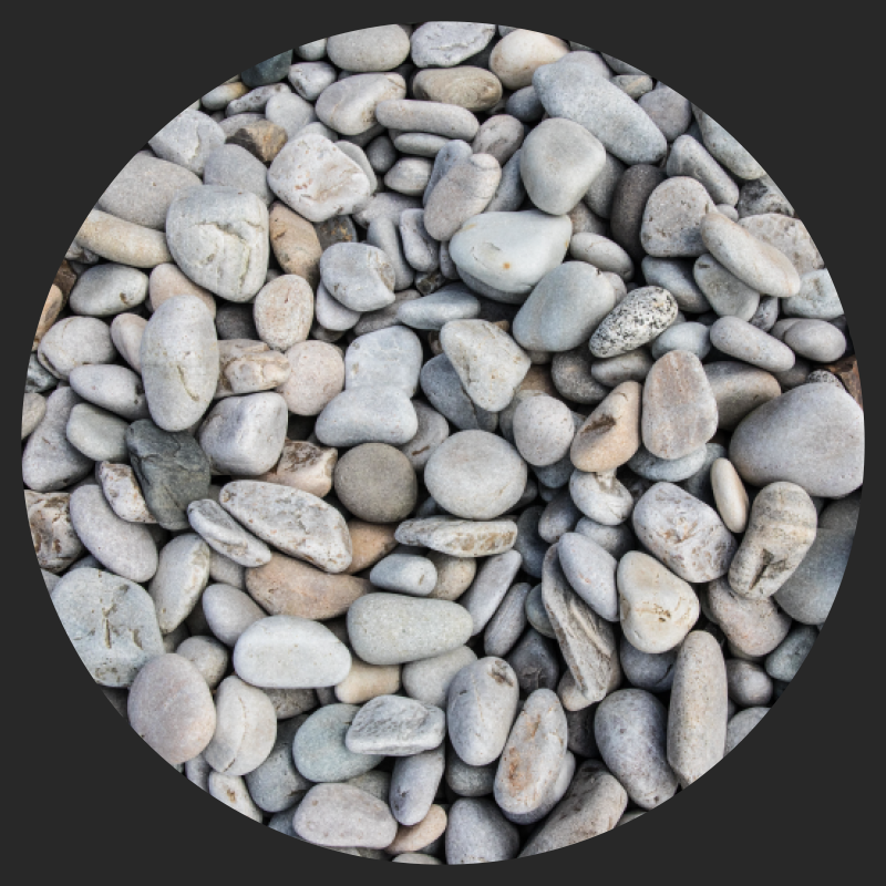 Tiny stones bathroom flooring - TenStickers