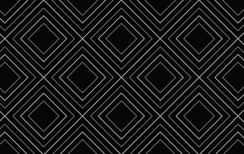 Monochromatic Geometric geometric vinyl rug - TenStickers