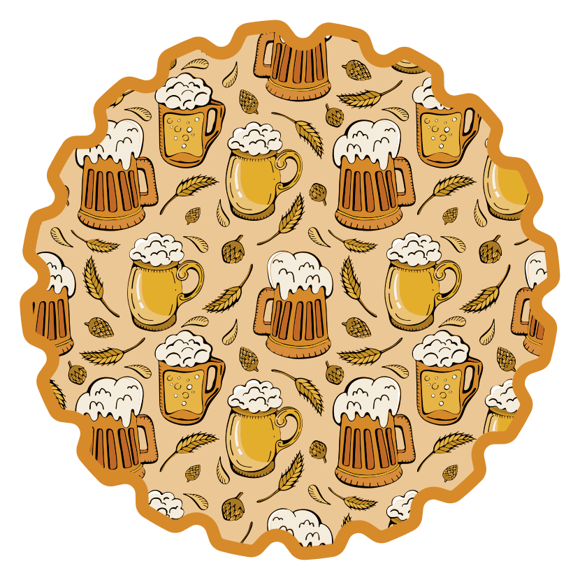 BEER FESTIVAL event vinyl rug - TenStickers