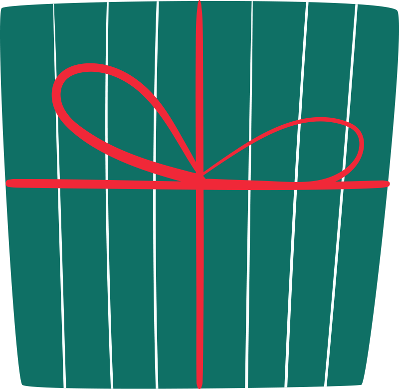 Green Red Stripes striped vinyl rug - TenStickers