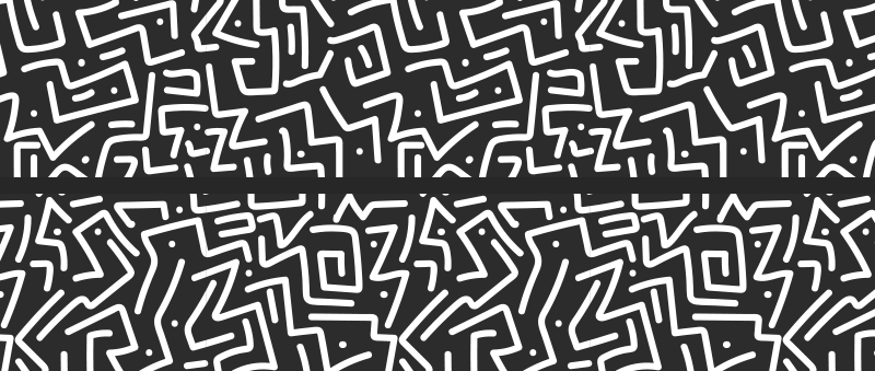 Abstract Labyrinth geometric vinyl rug - TenStickers