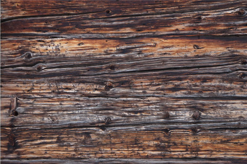 Rustic Timber Detail wood effect vinyl rug - TenStickers