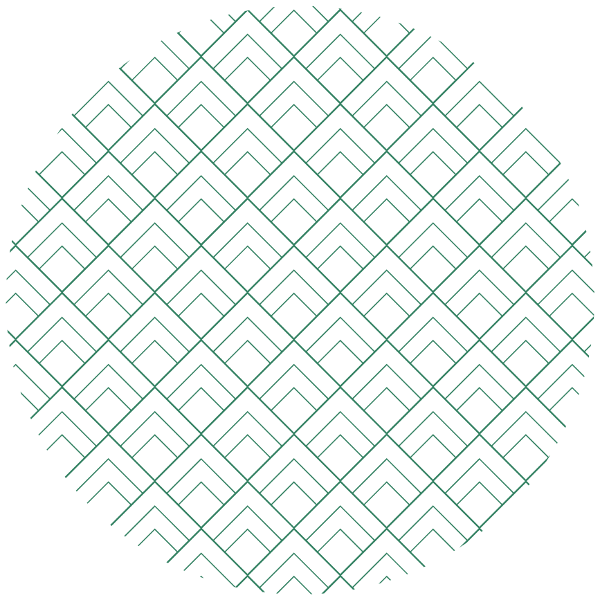 Geometric Lines Overlay geometric vinyl rug - TenStickers