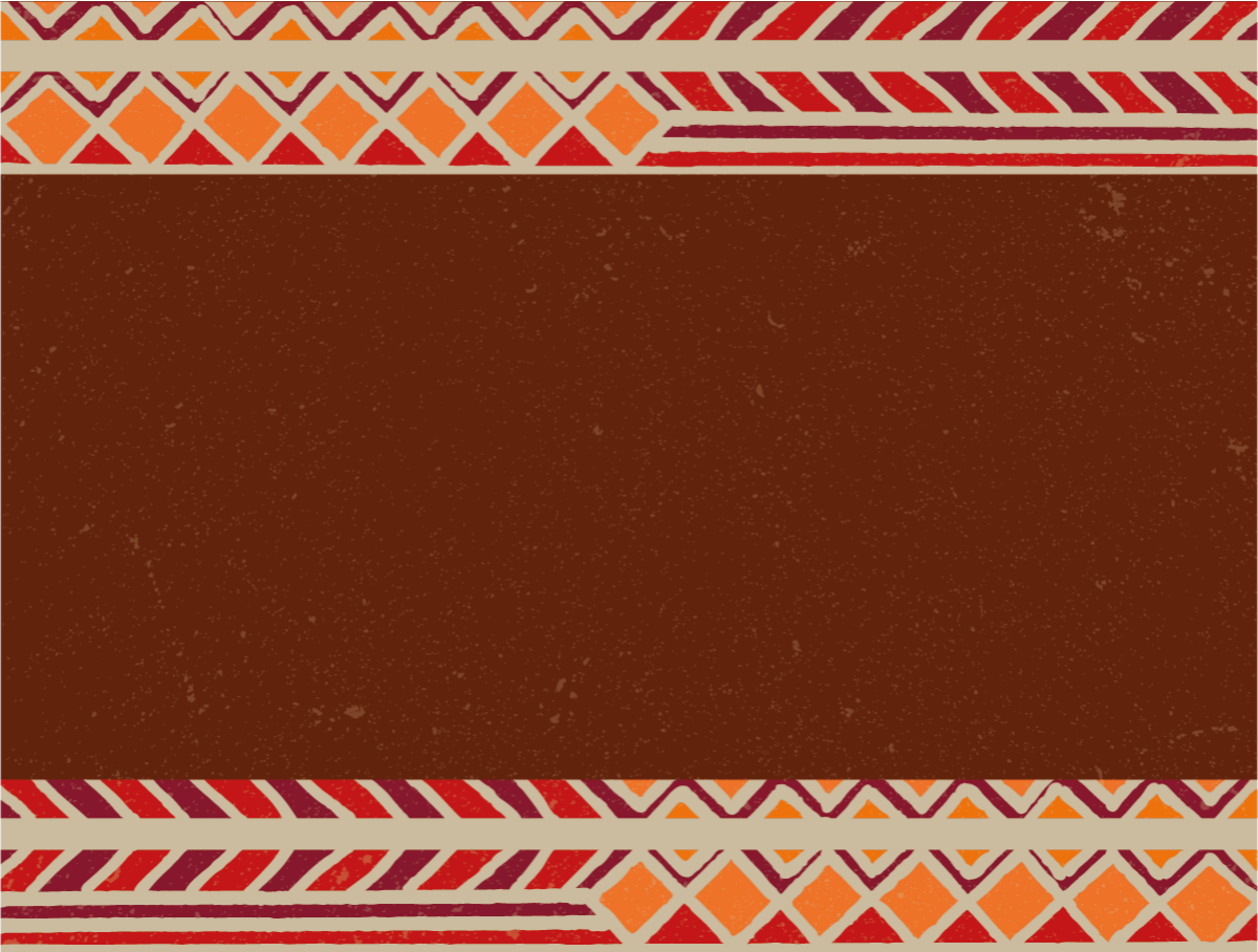 Ethnic Border Pattern ethnic vinyl rug - TenStickers
