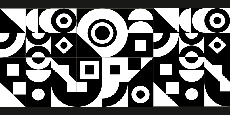 Abstract Geometric Ensemble geometric vinyl rug - TenStickers