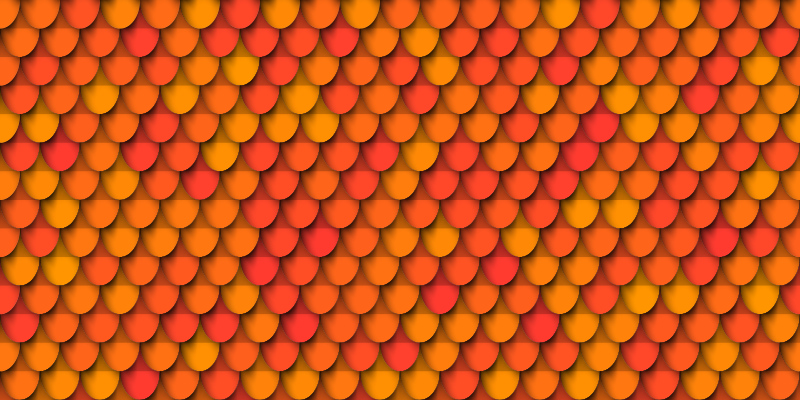 Autumn Scales Pattern textured vinyl rug - TenStickers