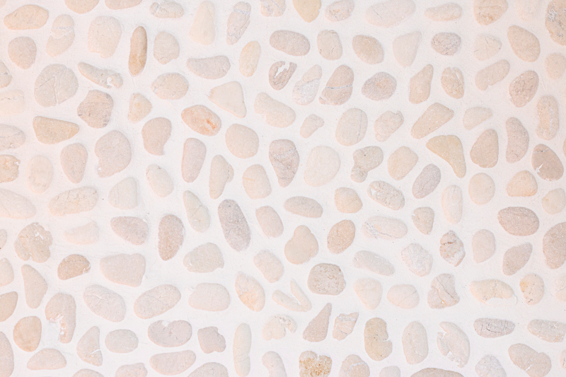 Neutral Pebble Pattern animal print vinyl rug - TenStickers
