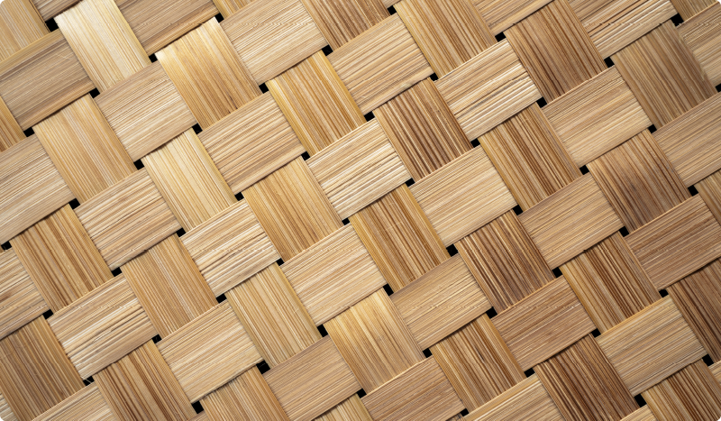 Natural bamboo pattern texture carpet - TenStickers