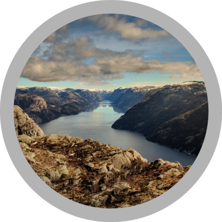 Scenic Landscape View nature vinyl rug - TenStickers