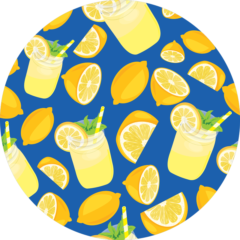 Lemonade refreshment kitchen vinyl rug - TenStickers