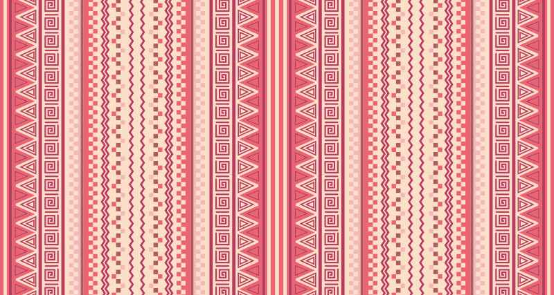 Classic red stripes stripes carpet - TenStickers