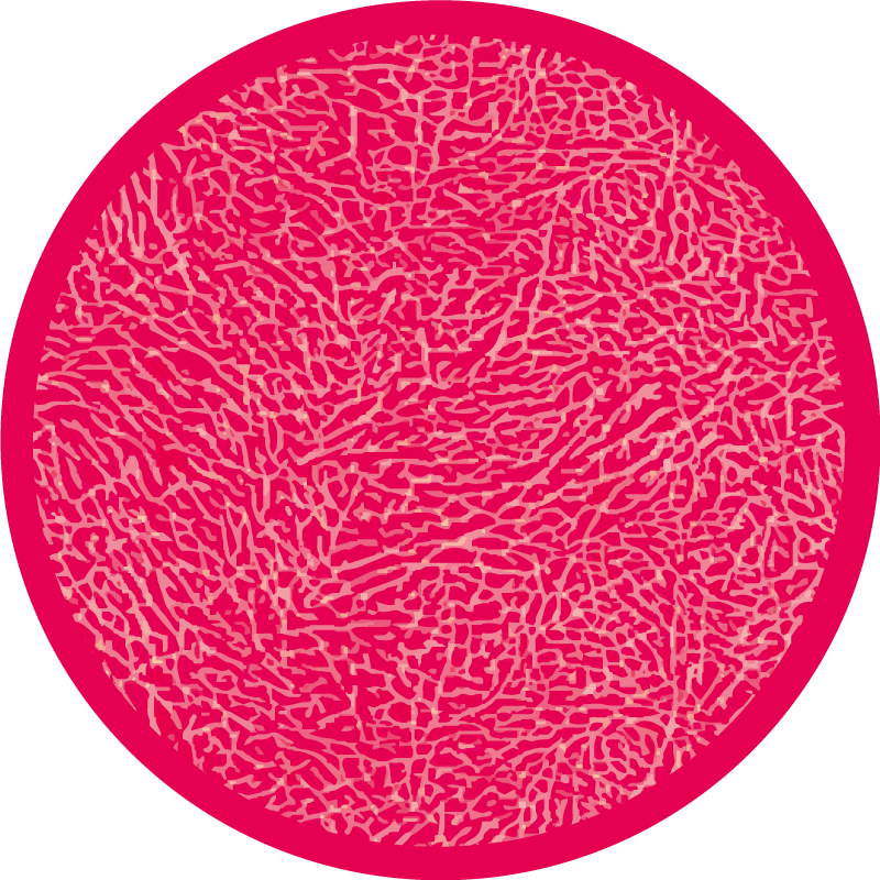 Textured vinyl rug with vibrant pink design - TenStickers