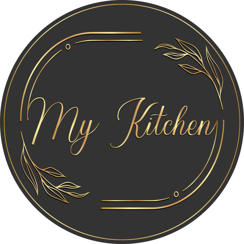 Kitchen vinyl rug my golden kitchen style - TenStickers