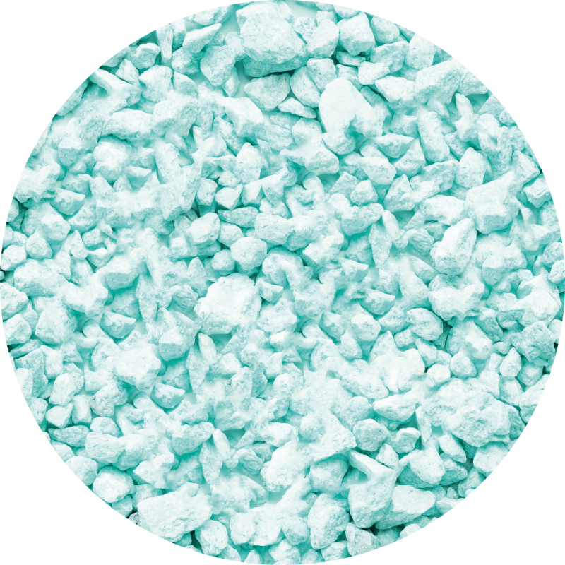 Turquoise gemstones stone floor tiles - TenStickers