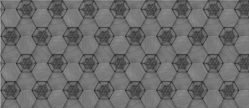 Gray tiles pattern tile carpet - TenStickers