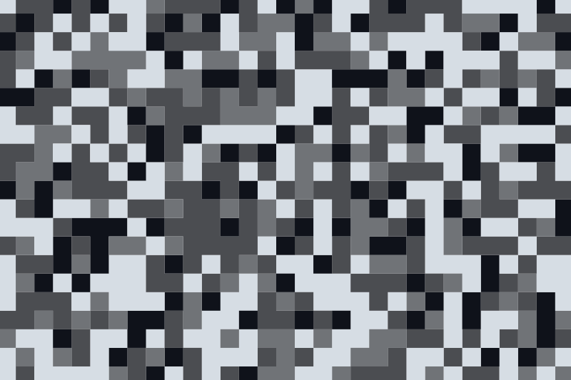 Pixelated grey pattern geometric vinyl rug - TenStickers