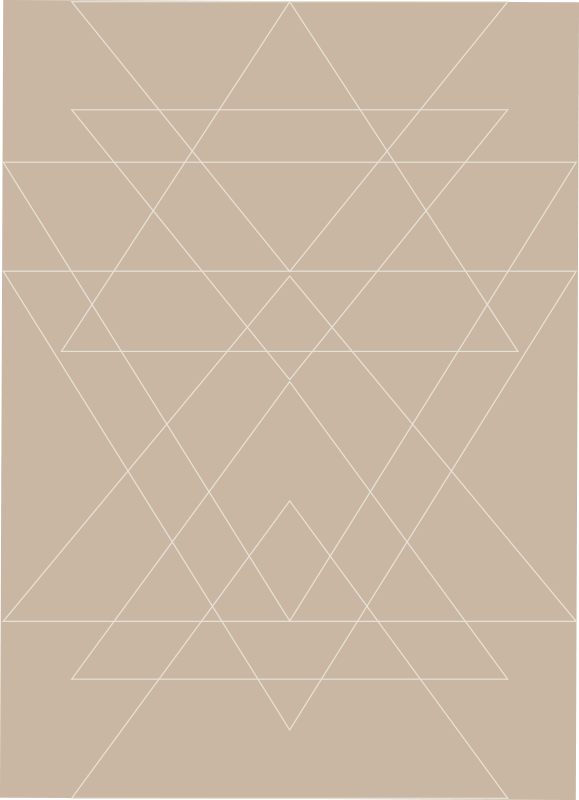 Nordic triangles mosaic mosaic floor tiles - TenStickers