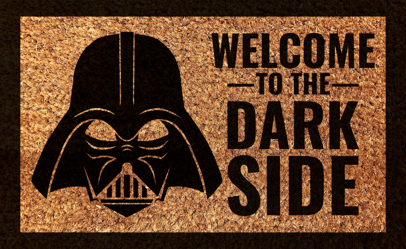 Welcome Dark Side custom rug - TenStickers