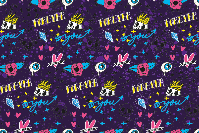 FOREVER YOU DESIGN kids vinyl rug - TenStickers