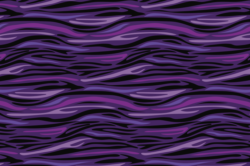 Purple Wave Pattern animal print vinyl rug - TenStickers