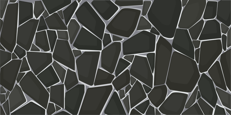 Elegant Pebble Pattern stone effect vinyl rug - TenStickers