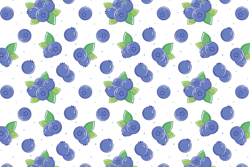 Fresh Berry Patterns floral vinyl rug - TenStickers