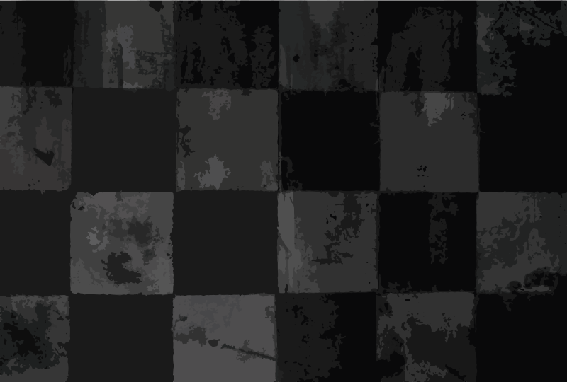 Nordic style basket squares nordic vinyl rug - TenStickers