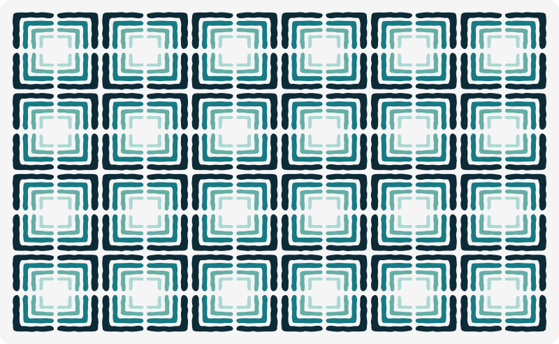 Echo blue lines tiles  tile carpet - TenStickers