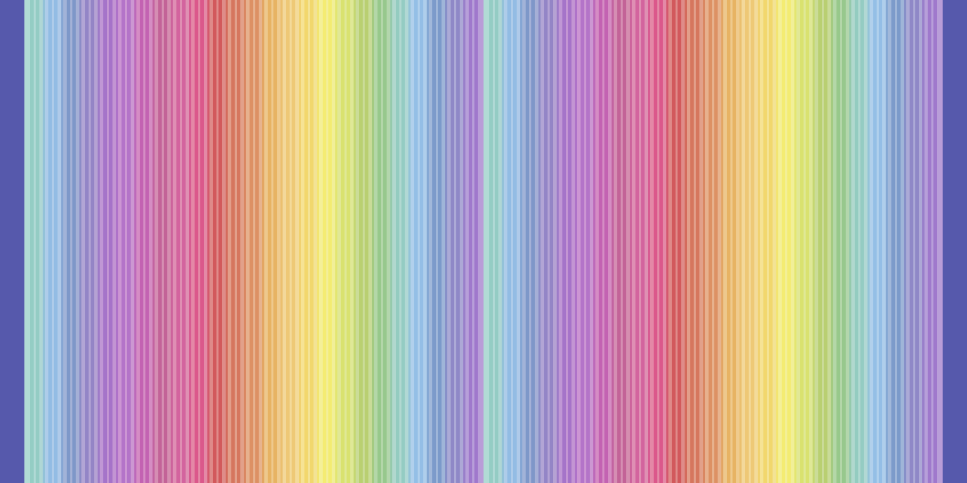 Colorful rainbow effect striped vinyl rug - TenStickers